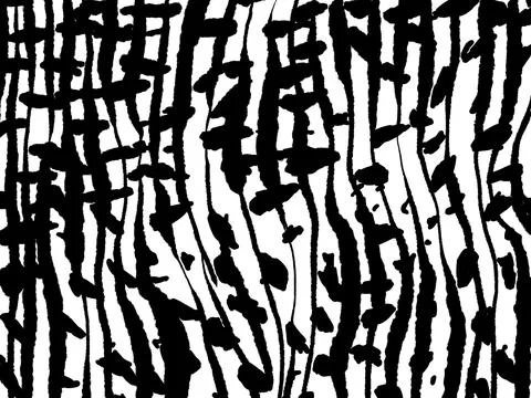 Strokes dots ink texture background. Vintage black and white illustration Stock Illustration