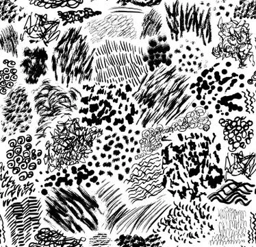 Strokes pattern Stock Illustration