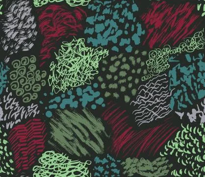 Strokes pattern Stock Illustration