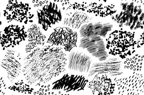 Strokes pattern Stock Illustration