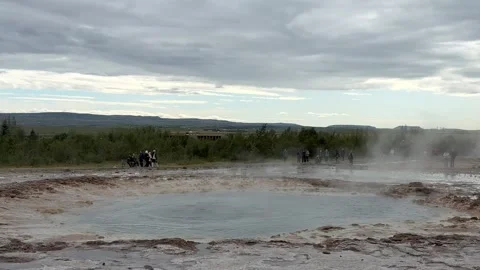Strokkur geysir Stock Footage 328227198