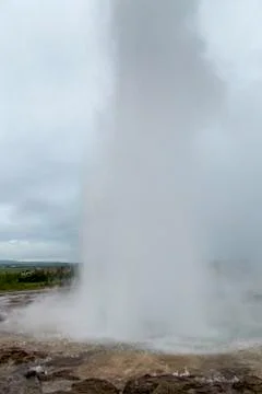 Strokkur, a geysir Stock Photos