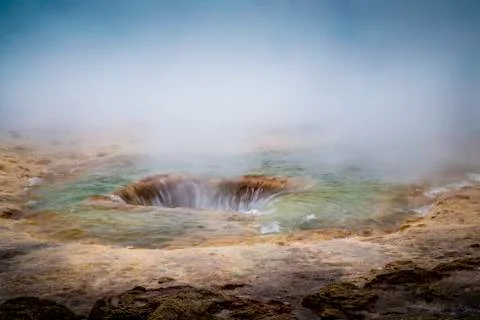 Strokkur, a geysir Stock Photos