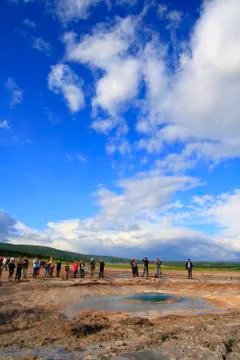 The strokkur Stock Photos