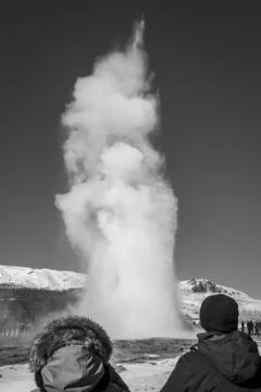 Strokkur 写真素材