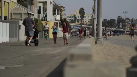 Stroll Down the Boardwalk Stock Footage 37708452