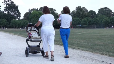 A stroll in the park Stock Footage 93651788