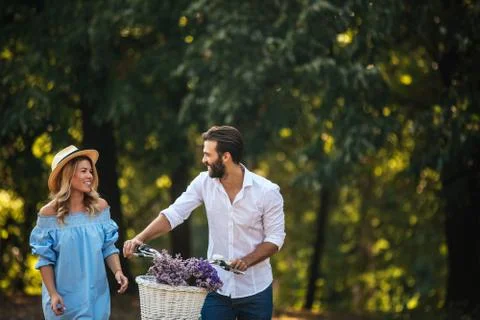 A stroll in the park Stock Photos