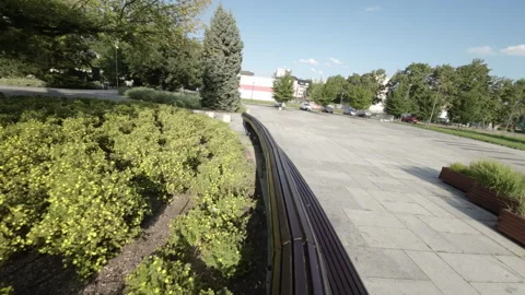 A Stroll Through a Beautiful City Park Stock Footage 281995682