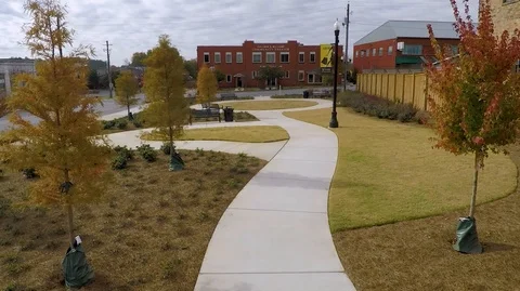 A Stroll Through The Park Stock Footage 97833864