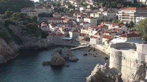 Stroll through the streets of Dubrovnik 2 스톡 동영상 81066433