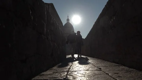 Stroll through the streets of Dubrovnik 4 Video stock 81066402