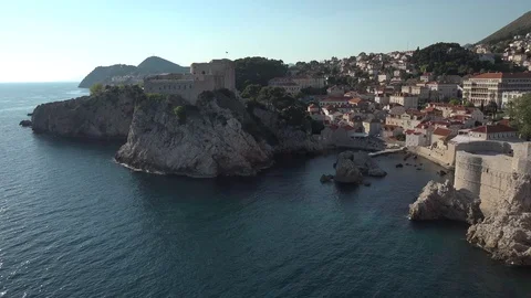 Stroll through the streets of Dubrovnik 7 Stock Footage 81066378