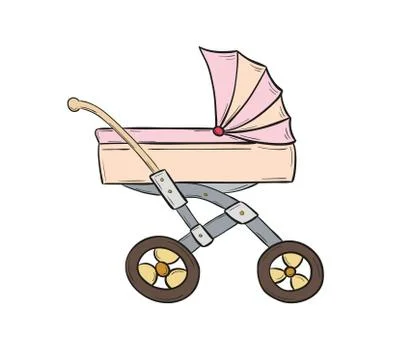Stroller Illustrazione stock