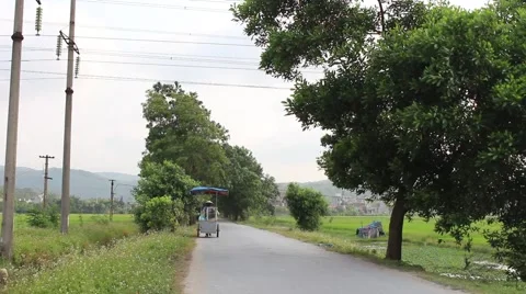 Stroller on the street Stock Footage 52373555