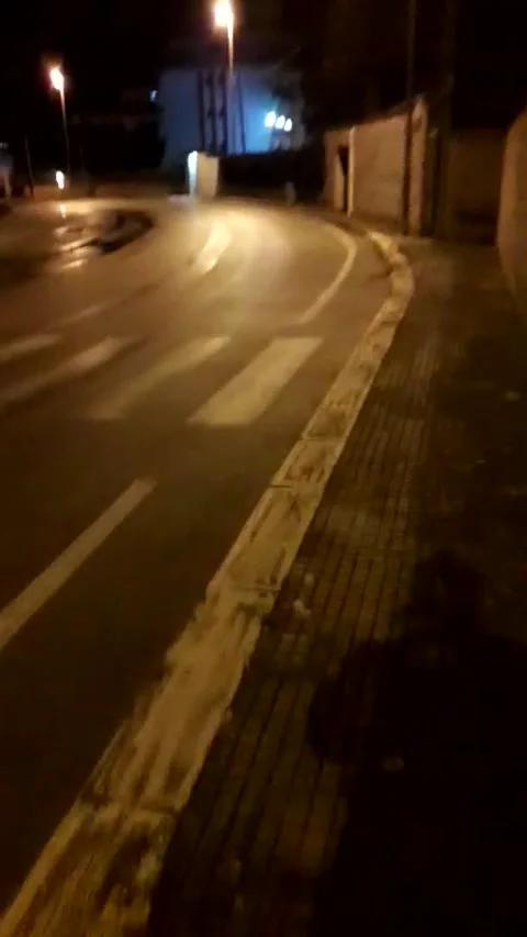 Strolling at night Stock Footage 151319129
