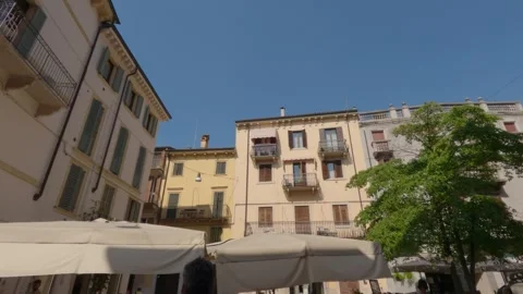 Strolling Through Verona: The Timeless Elegance of the Historic Center Stock Footage 335783773