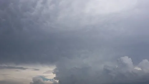 Strom with clouds time lapse sky Video stock 154352162
