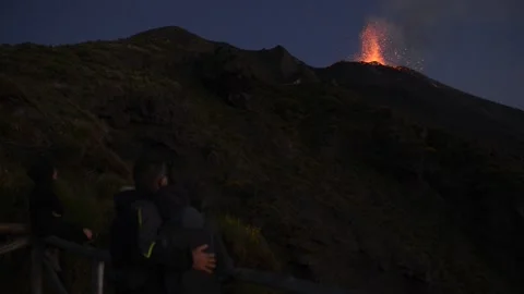 Stromboli eruption Stock Footage 272483882