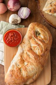 Stromboli Stuffed Bread Stock Photos