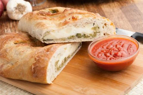 Stromboli Stuffed Bread Stock Photos