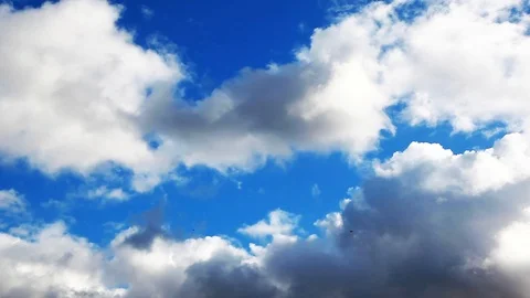Stromy clouds time lapse Stock Footage 100465771