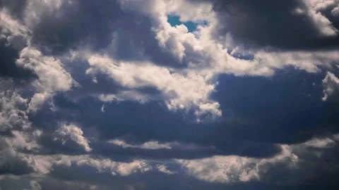 Stromy clouds time lapse Stock Footage 150177725