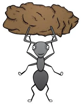 Strong ant Stock Illustration