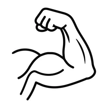 Strong Arm Icon Stock Illustration