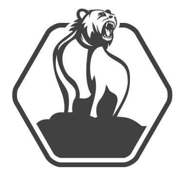 Strong bear design Stock Illustration