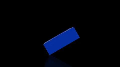 Strong Box Turns on itself - loop animation Stock Footage 251691401