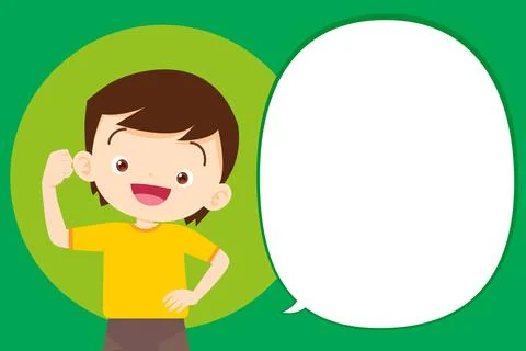 Strong boy Surrounded by Immunity Stock Illustration