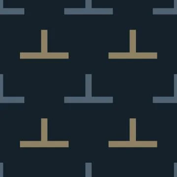 Strong builder seamless pattern Stock Illustration