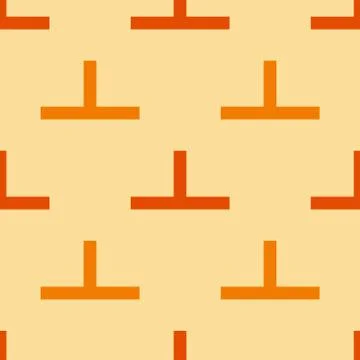 Strong builder seamless pattern Stock Illustration
