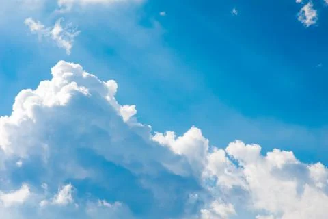 Strong cloudy in the sky Stock Photos