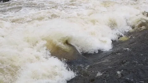 Strong current Stock Footage 75756771