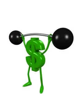 Strong dollar 스톡 일러스트