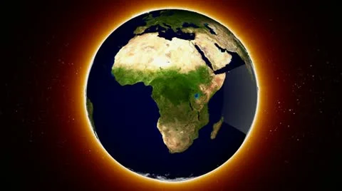 Strong Eclipse no Flare Stock Footage 10961564