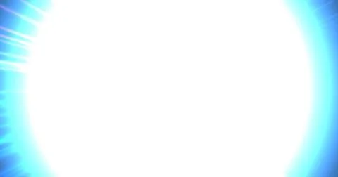 Strong flash of light exploding on the black background with blue and pink rays Stock Photos