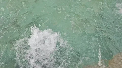 The strong flow of water Stock Footage 250399127