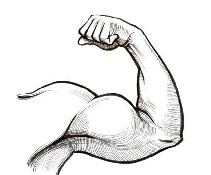 Strong hand Stock Illustration