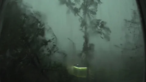 Strong Hurricane Stock Footage 76629275