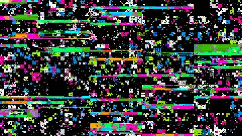 Strong interference with the passage of the signal. Glitches. Stock Footage 131239350