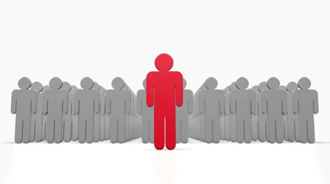 A strong leader Stock Footage 23618551