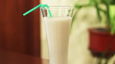Strong man drinking a protein shake. Stock Footage 58291614