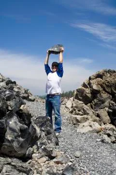 Strong man Stock Photos