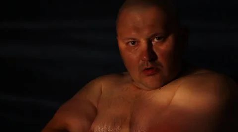 Strong men Stock Footage 8606924