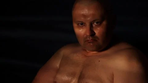 Strong men Stock Footage 8606945