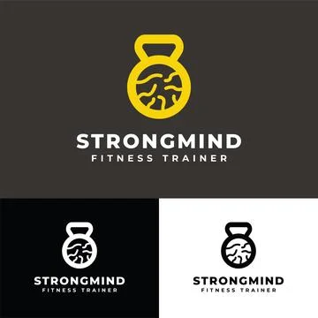 Strong Mind Logo Stock Illustration