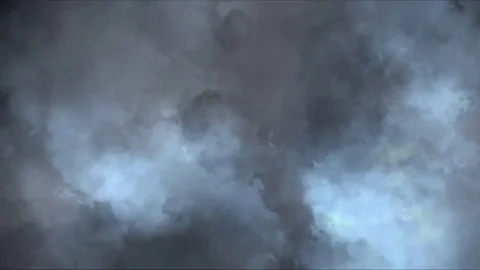 Strong nightly thunderstorm Video stock 76639832